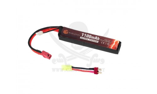 DEANS Li-Po 11,1V 1100mAh 20C TUBO EVO