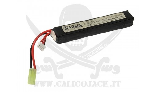 BATTERIA TUBO Li-Po 11,1V 1500mAh 20/40C