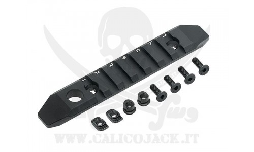 7-SLOT KEYMOD/MLOCK RAIL METAL 