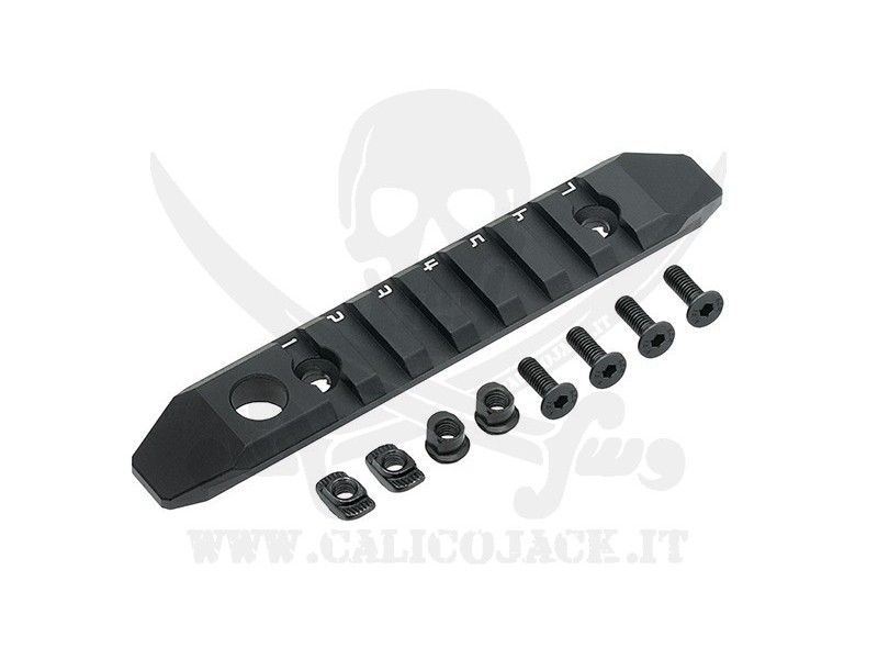 7-SLOT KEYMOD/MLOCK RAIL METAL 