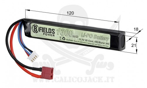 Li-Po 11,1V 1300mAh 15/30C T-Connector