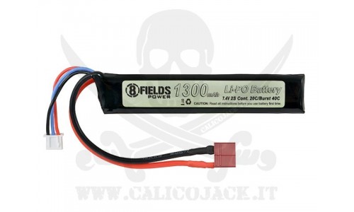 TUBO Li-Po 7,4V 1300mAh 20/40C T-CONNECTOR