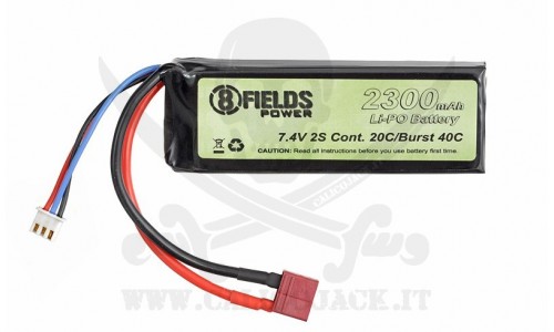 Li-Po 7,4V 2300mAh 20/40C T-CONNECTOR