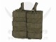 DOUBLE POUCH FOR M4/M16/AK-74 OD