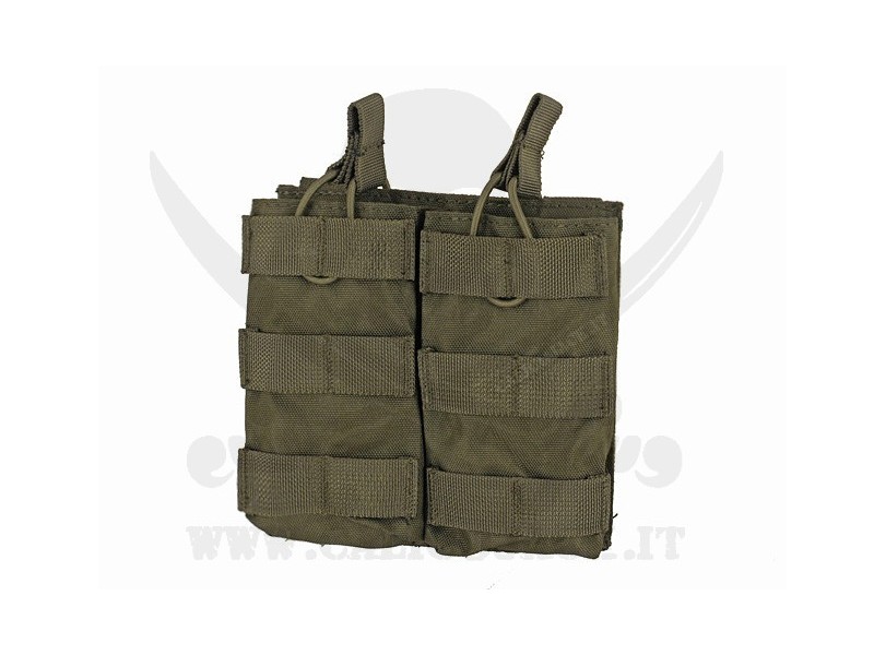 DOUBLE POUCH FOR M4/M16/AK-74 OD