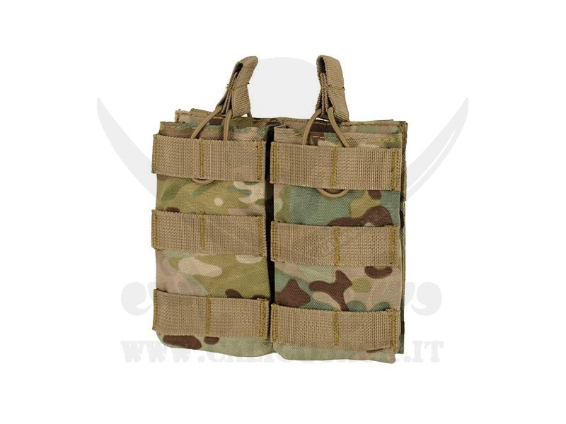 PORTA CARICATORE DOPPIO M4/AK74 MULTICAM