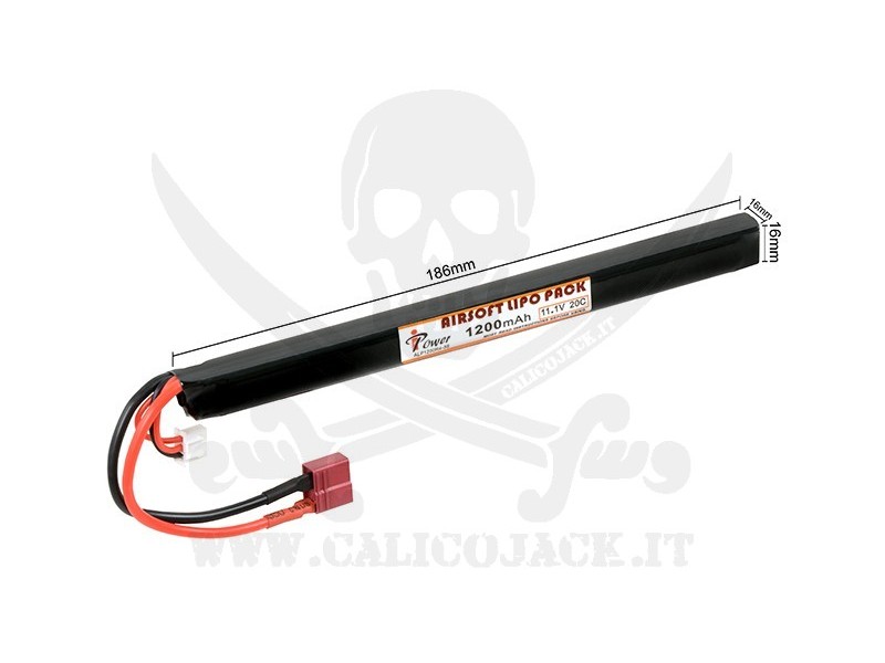 AK Li-Po 11,1V 1200mAh 20C T-Connector