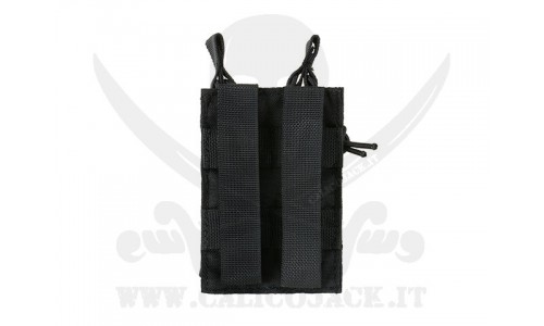 DOUBLE PISTOL MAG POUCH BK