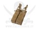 DOUBLE PISTOL MAG POUCH DE