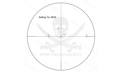 1-5X24 FORESTER SFP VECTOR OPTICS X-TAG