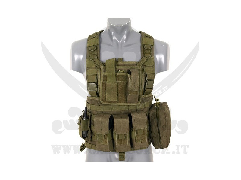 COMMANDO RECON CHEST HARNESS GREEN