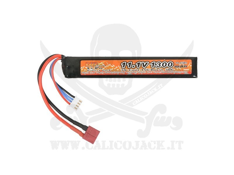 Li-Po 11,1V 1300mAh 15/30C T-Connector