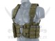 SPLIT FRONT CHEST HARNESS GREEN