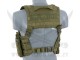 SPLIT FRONT CHEST HARNESS GREEN