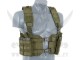 SPLIT FRONT CHEST HARNESS GREEN