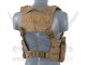 SPLIT FRONT CHEST HARNESS COYOTE