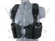 SPLIT FRONT CHEST HARNESS BLACK