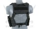 SPLIT FRONT CHEST HARNESS BLACK