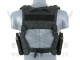 SPLIT FRONT CHEST HARNESS BLACK