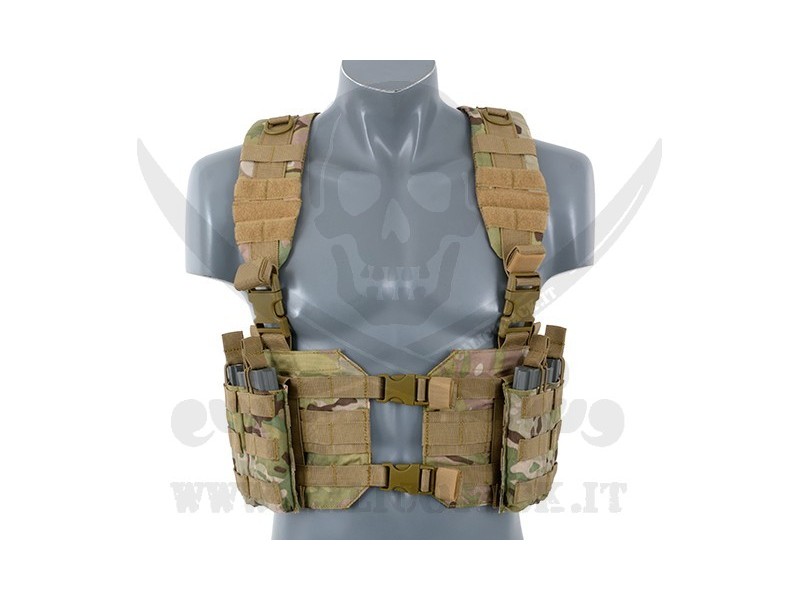 SPLIT FRONT CHEST HARNESS MULTICAM