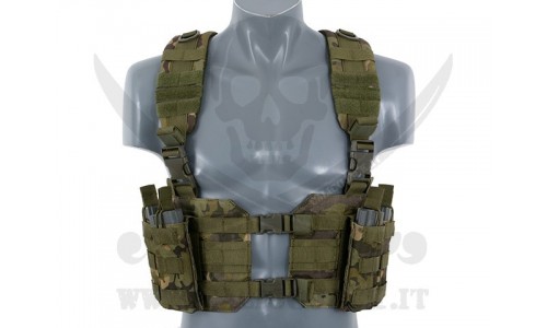 SPLIT FRONT CHEST HARNESS MULTICAM TROPIC