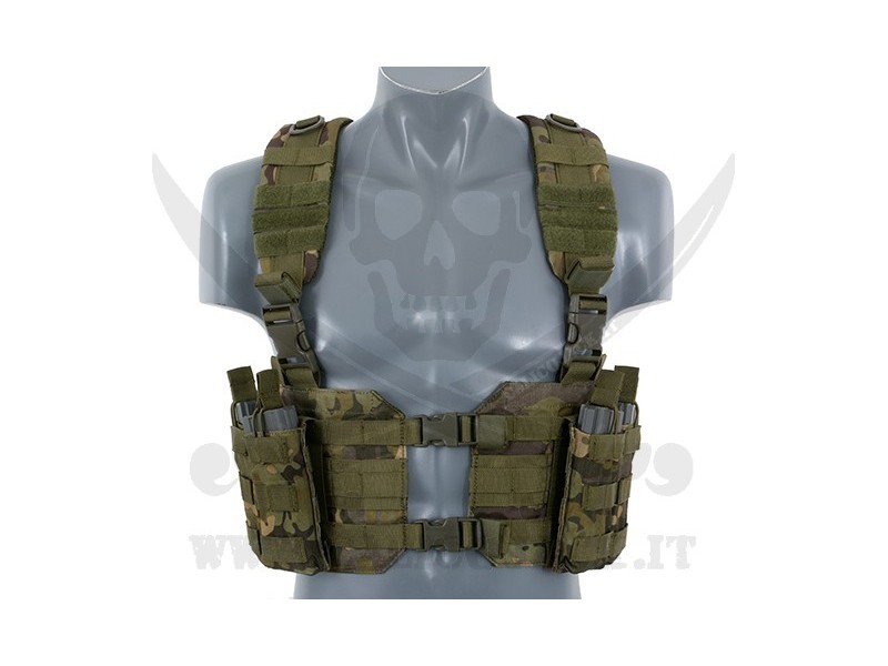 SPLIT FRONT CHEST HARNESS MULTICAM TROPIC