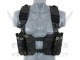 SPLIT FRONT CHEST HARNESS MULTICAM BLACK