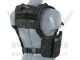 SPLIT FRONT CHEST HARNESS MULTICAM BLACK