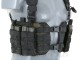 SPLIT FRONT CHEST HARNESS MULTICAM BLACK