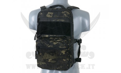 CHEST BACKPACK MULTICAM BLACK