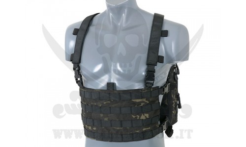 CHEST BACKPACK MULTICAM BLACK