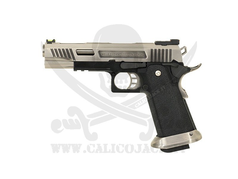 WE HI-CAPA 5.1 FORCE T.REX SILVER