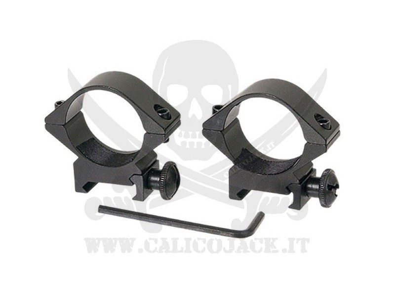 ANELLI DA 30MM BASSI PER OTTICA