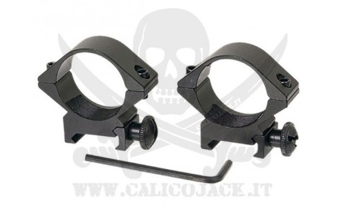 ANELLI DA 30MM BASSI PER OTTICA