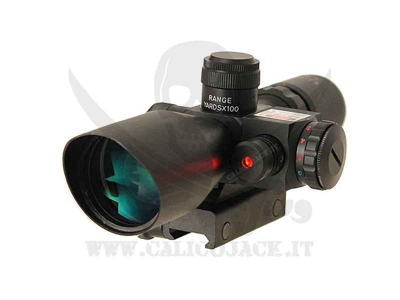 OTTICA 2.5-10X40 + LASER