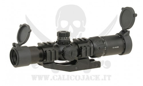 SCOPE 1.5-4x30 WITH MOUNT