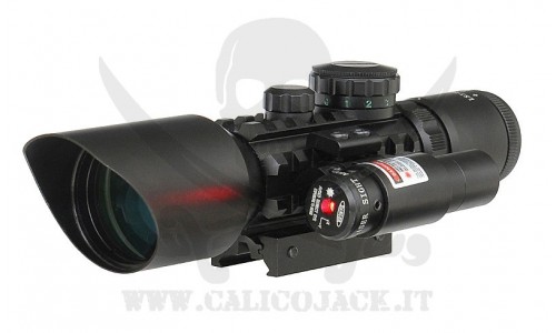 OTTICA 3-10X40 + LASER