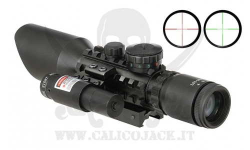OTTICA 3-10X40 + LASER