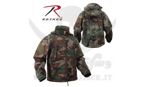 ROTHCO SOFT SHELL JACKET WOODLAND