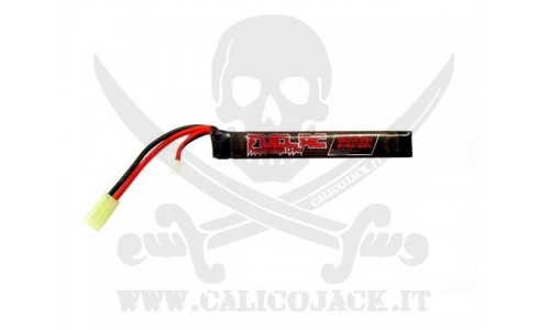 BAT TUBO Li-Po 7,4V 1500mAh 25C