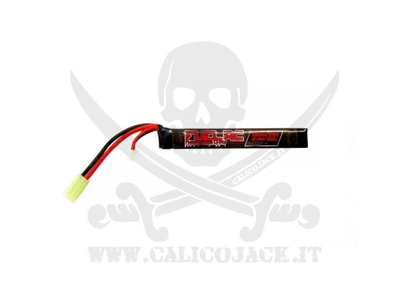 BATTERIA DA TUBO Li-Po 7,4V 1500mAh 25C