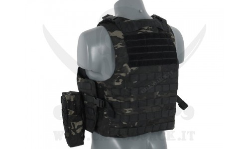 AAV FSBE ASSAULT VEST V2 MULTICAM BLACK