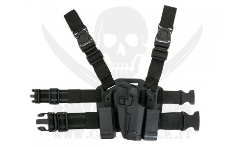 HOLSTER W/DROP M9/M92 BLACK