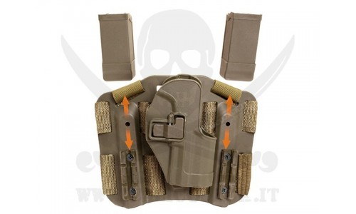 HOLSTER W/DROP M9/M92 COYOTE
