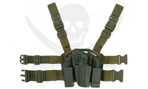 HOLSTER W/DROP M9/M92 GREEN