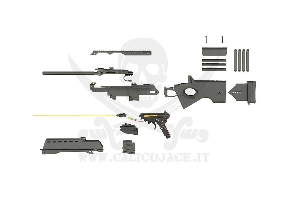 JING GONG - Réplique SL8 DMR, Pack Complet - Safe Zone Airsoft